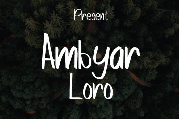 Ambyar Loro: A Modern Script Typeface for Elegant Editorial Design