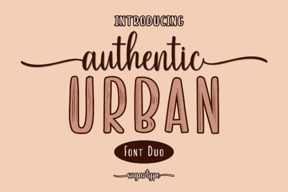 Authentic Urban: A Stylish Duo Font for Makers
