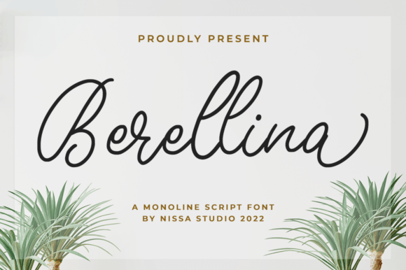 Berellina: An Elegant Script Font for Editorial Design