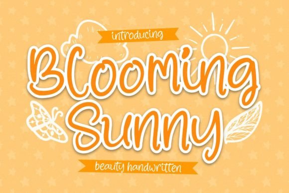 Blooming Sunny: A Handwritten Typeface for Editorial Warmth