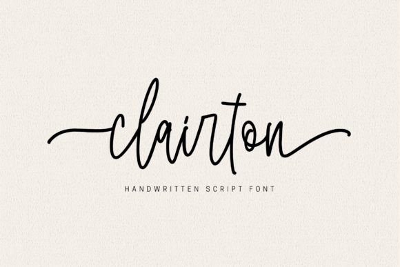 Clairton: The Dazzling Script Font for Scroll-Stopping Brand Content
