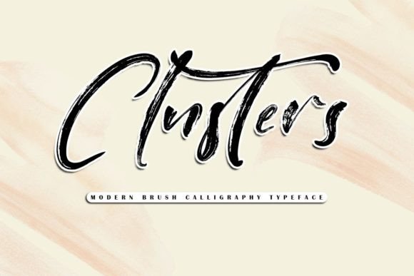 Clusters: The Modern Script Font for Handmade Brands