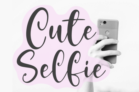 Cute Selfie: A Playful Script Font for Modern Branding