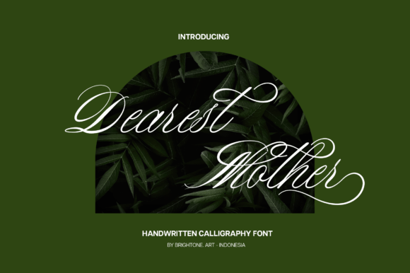 Dearest Mother Font for Elegant Editorial Design