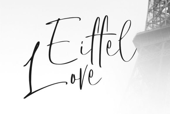 Eiffel Love: A Playful Script Font for Editorial Branding