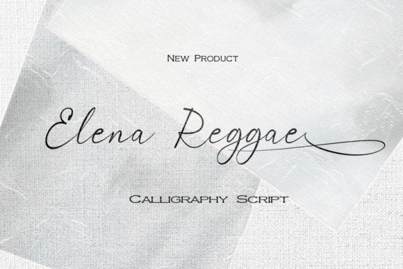 Elena Reggae: A Modern Signature Typeface for Editorial Design