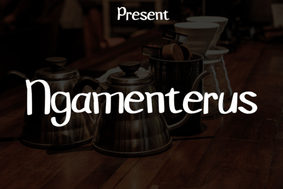 Elevate Your Brand with Ngamenterus Script Typeface