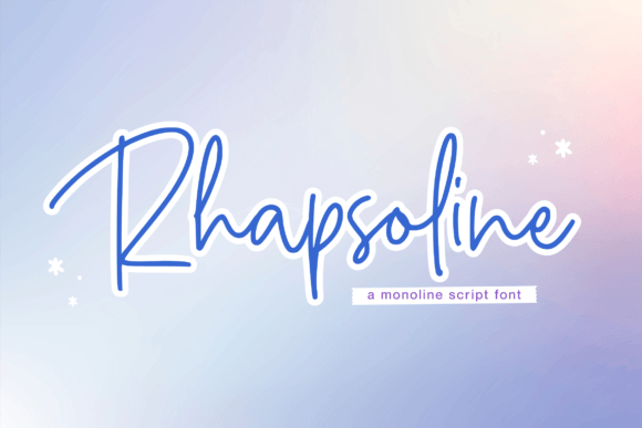 Elevate Your Brand with Rhapsoline Script Font