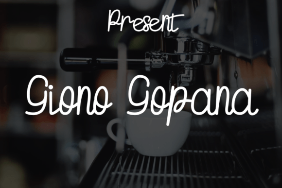 Giono Gopana: A Modern Script Typeface for Elegant Editorial Design