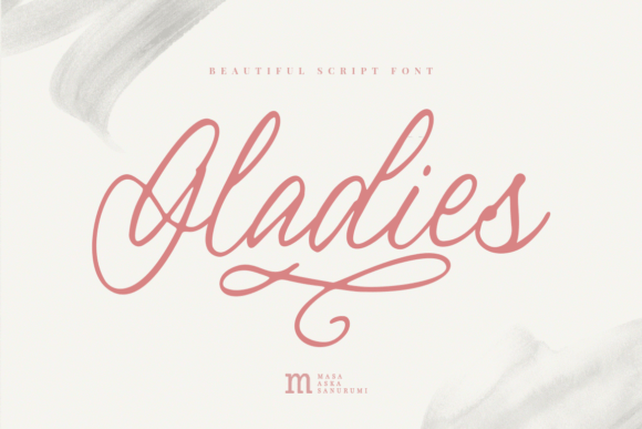 Gladies: A Stylish Script Font for Modern Web Design