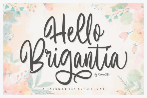 Hello Brigantia Font for Elegant Branding Projects