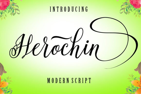 Herochin Font Review: Modern Script for Campaigns