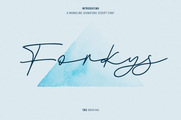 Launch Campaigns with Forkys: A Versatile Script Typeface
