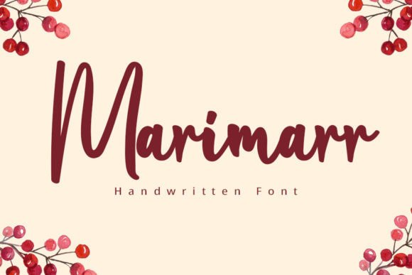 Marimarr: The Script Font That Elevates Small Business Brands