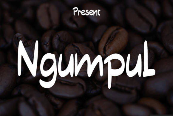 Ngumpul: A Modern Script Typeface for Editorial Design