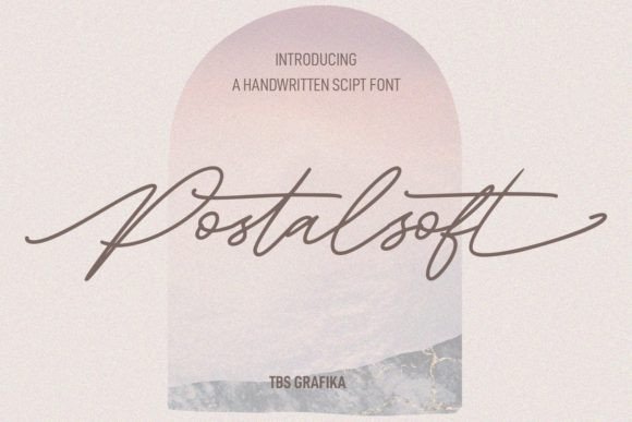 Postalsoft: A Stylish Script Font for Modern Web Design