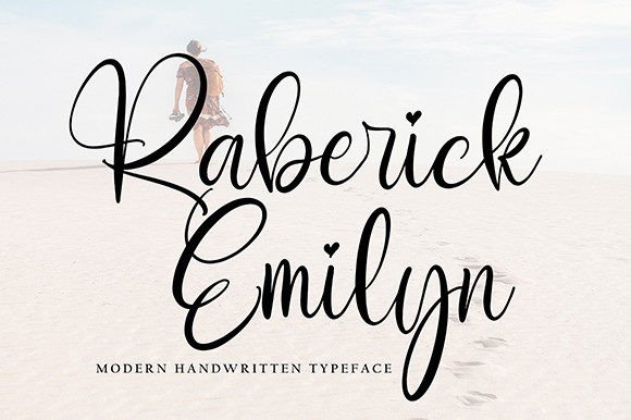 Raberick Emilyn: An Elegant Script Font for Web Design
