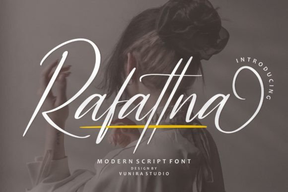 Rafattna: A Dazzling Script Font for Editorial Design