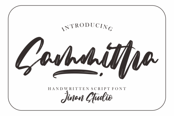 Sammitha: A Modern Script Handwritten Font for Makers