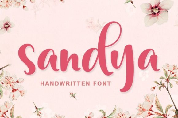 Sandya: The Modern Script Font for Scroll-Stopping Campaigns