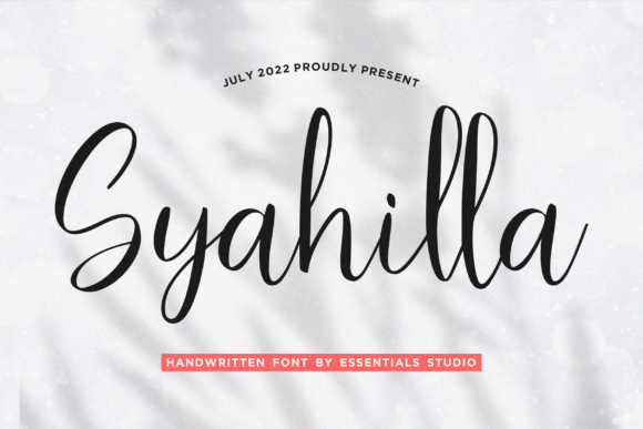 Syahilla: The Elegant Script Font for Digital Branding