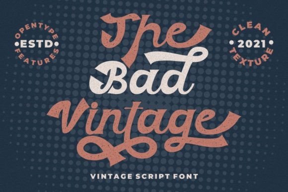 The Bad Vintage Font Review for Luxury Campaigns