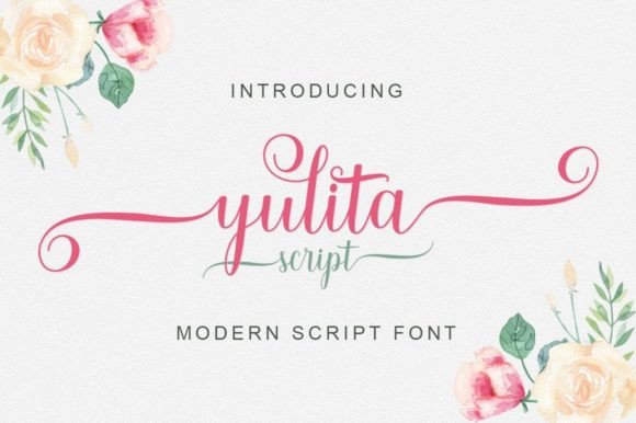 Yulita: A Dazzling Script Font for Editorial Design